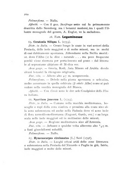 Archivio botanico per la sistematica, fitogeografia e genetica (storica e sperimentale) e Bollettino dell'Istituto botanico della R. Università di Modena