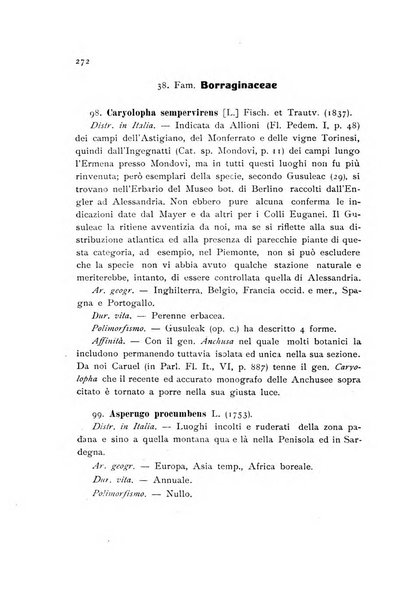 Archivio botanico per la sistematica, fitogeografia e genetica (storica e sperimentale) e Bollettino dell'Istituto botanico della R. Università di Modena