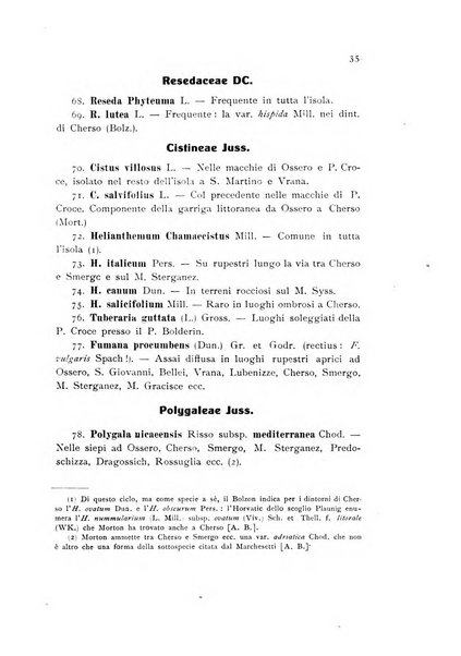 Archivio botanico per la sistematica, fitogeografia e genetica (storica e sperimentale) e Bollettino dell'Istituto botanico della R. Università di Modena