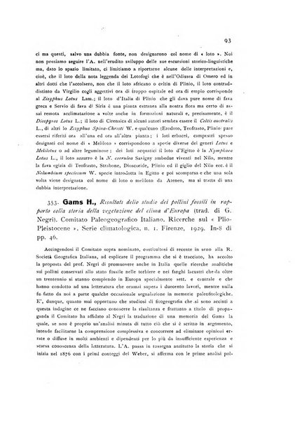 Archivio botanico per la sistematica, fitogeografia e genetica (storica e sperimentale) e Bollettino dell'Istituto botanico della R. Università di Modena