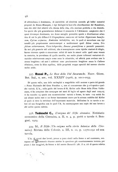 Archivio botanico per la sistematica, fitogeografia e genetica (storica e sperimentale) e Bollettino dell'Istituto botanico della R. Università di Modena