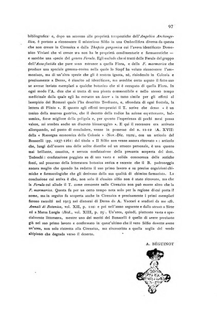 Archivio botanico per la sistematica, fitogeografia e genetica (storica e sperimentale) e Bollettino dell'Istituto botanico della R. Università di Modena