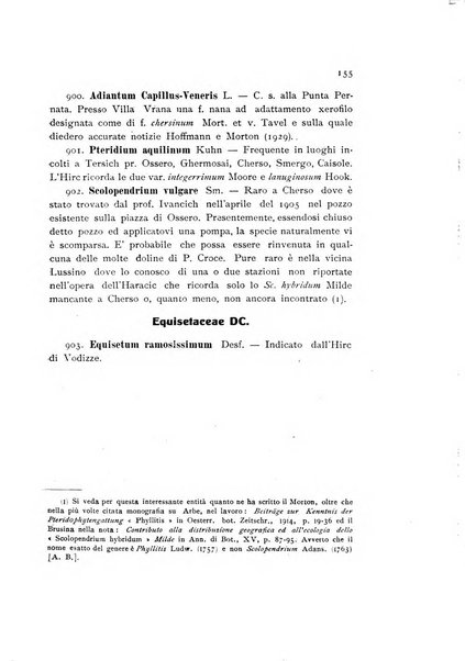 Archivio botanico per la sistematica, fitogeografia e genetica (storica e sperimentale) e Bollettino dell'Istituto botanico della R. Università di Modena