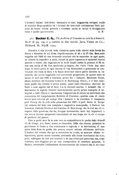 Archivio botanico per la sistematica, fitogeografia e genetica (storica e sperimentale) e Bollettino dell'Istituto botanico della R. Università di Modena