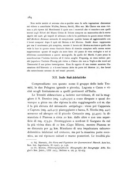 Archivio botanico per la sistematica, fitogeografia e genetica (storica e sperimentale) e Bollettino dell'Istituto botanico della R. Università di Modena