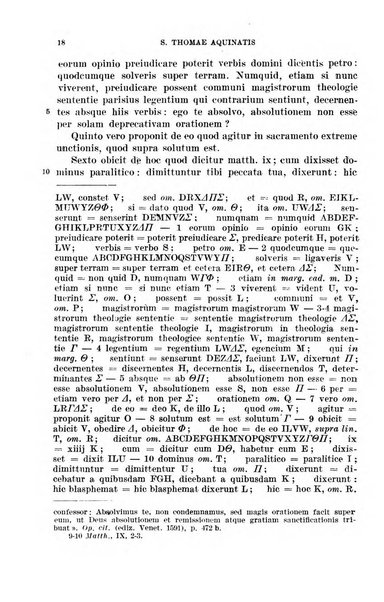 Divus Thomas commentarium academiis et lycaeis scholasticam sectantibus inserviens