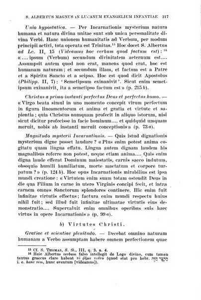 Divus Thomas commentarium academiis et lycaeis scholasticam sectantibus inserviens