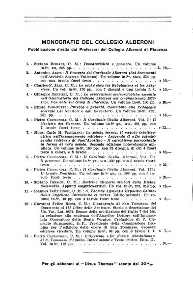 Divus Thomas commentarium academiis et lycaeis scholasticam sectantibus inserviens