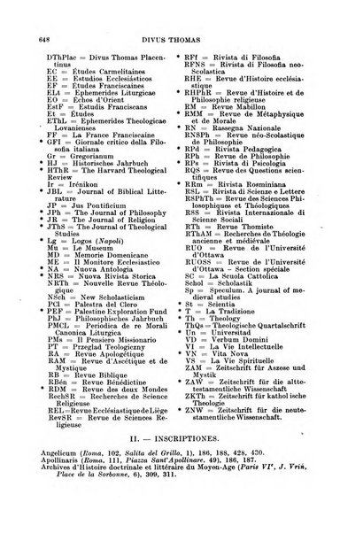 Divus Thomas commentarium academiis et lycaeis scholasticam sectantibus inserviens