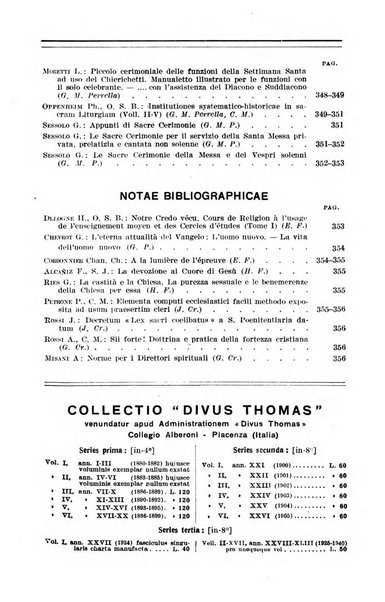 Divus Thomas commentarium academiis et lycaeis scholasticam sectantibus inserviens