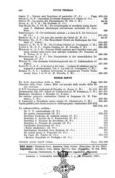 Divus Thomas commentarium academiis et lycaeis scholasticam sectantibus inserviens