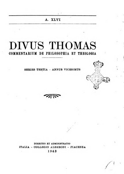 Divus Thomas commentarium academiis et lycaeis scholasticam sectantibus inserviens