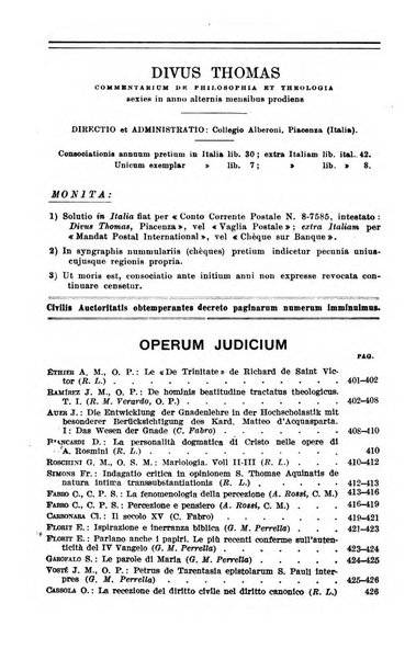 Divus Thomas commentarium academiis et lycaeis scholasticam sectantibus inserviens