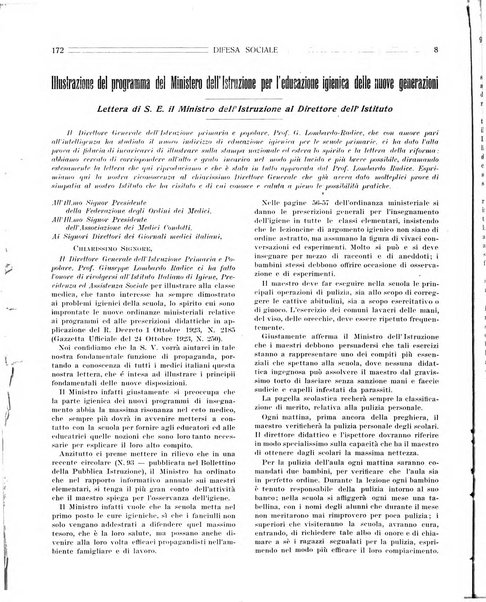 Difesa sociale rivista di igiene, previdenza ed assistenza