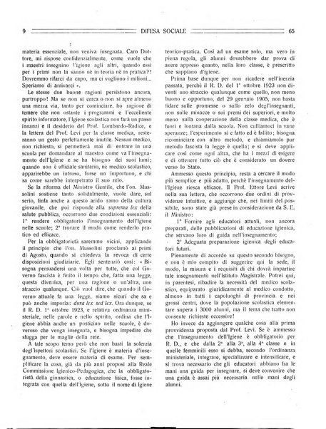 Difesa sociale rivista di igiene, previdenza ed assistenza