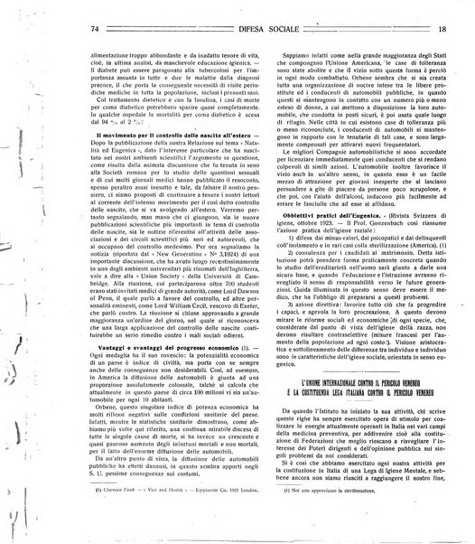 Difesa sociale rivista di igiene, previdenza ed assistenza