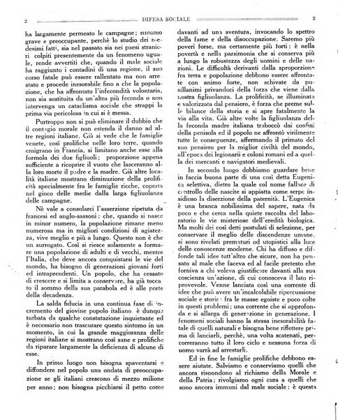 Difesa sociale rivista di igiene, previdenza ed assistenza