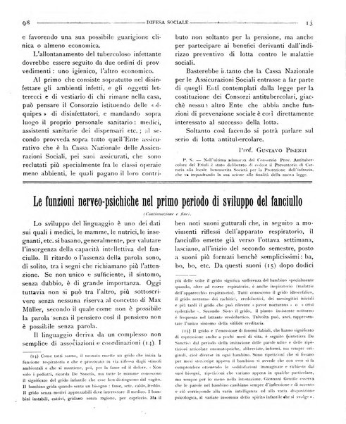 Difesa sociale rivista di igiene, previdenza ed assistenza