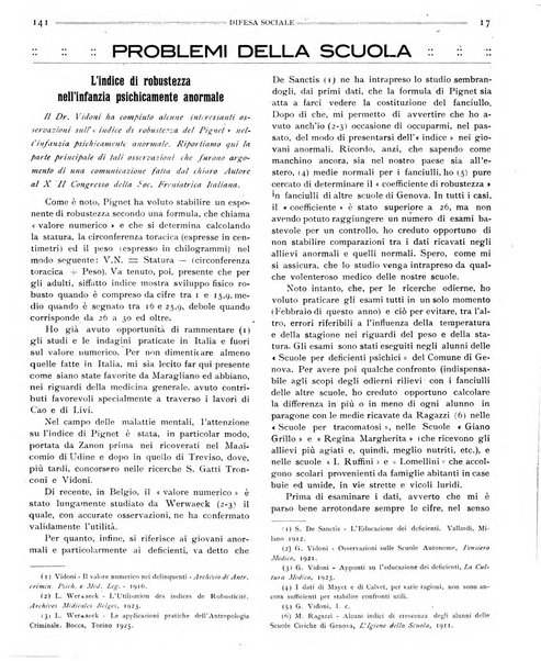 Difesa sociale rivista di igiene, previdenza ed assistenza