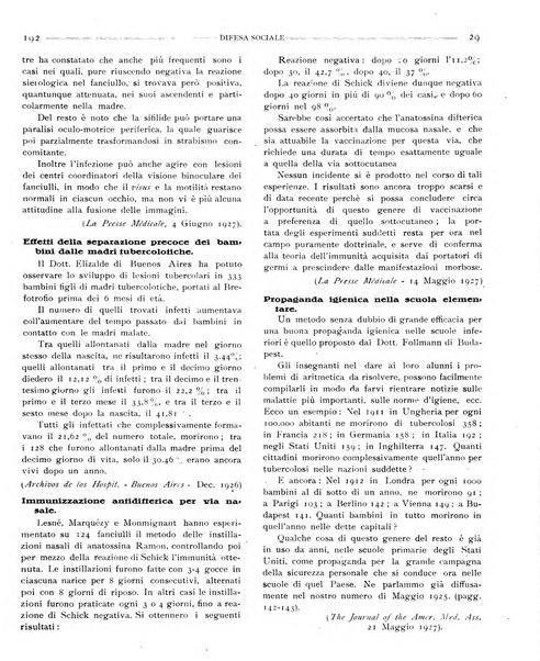 Difesa sociale rivista di igiene, previdenza ed assistenza