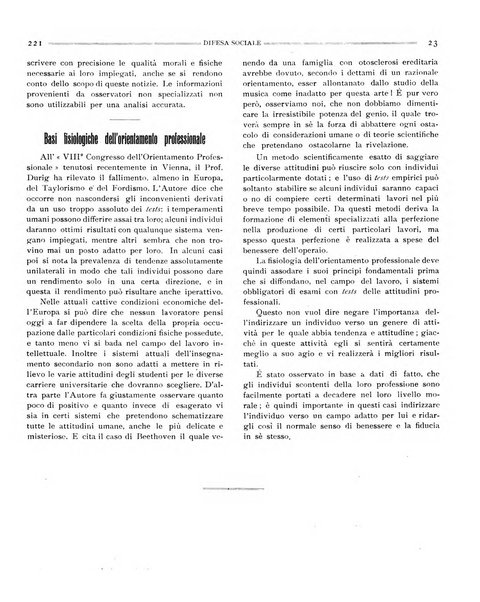 Difesa sociale rivista di igiene, previdenza ed assistenza