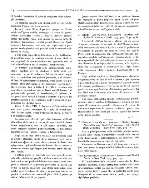 Difesa sociale rivista di igiene, previdenza ed assistenza