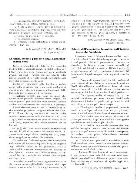 Difesa sociale rivista di igiene, previdenza ed assistenza