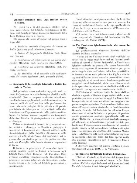 Difesa sociale rivista di igiene, previdenza ed assistenza