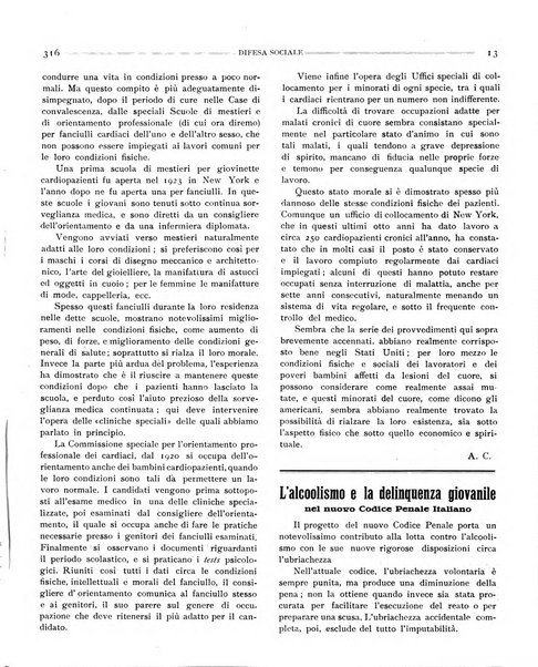 Difesa sociale rivista di igiene, previdenza ed assistenza