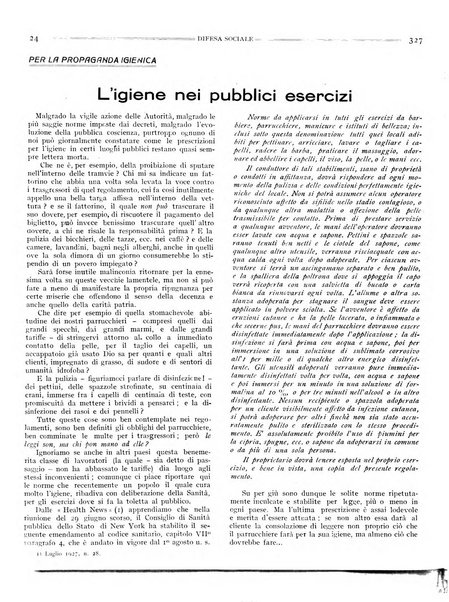 Difesa sociale rivista di igiene, previdenza ed assistenza