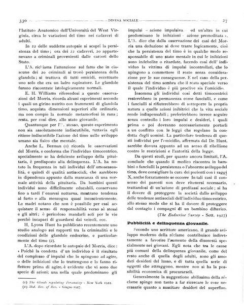 Difesa sociale rivista di igiene, previdenza ed assistenza