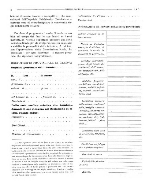 Difesa sociale rivista di igiene, previdenza ed assistenza