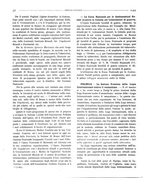 Difesa sociale rivista di igiene, previdenza ed assistenza