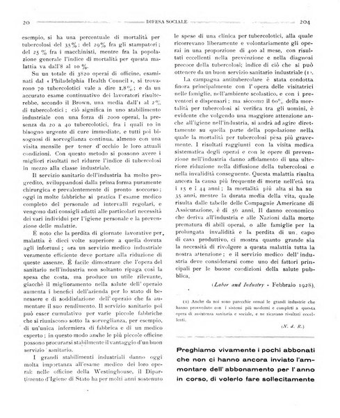 Difesa sociale rivista di igiene, previdenza ed assistenza