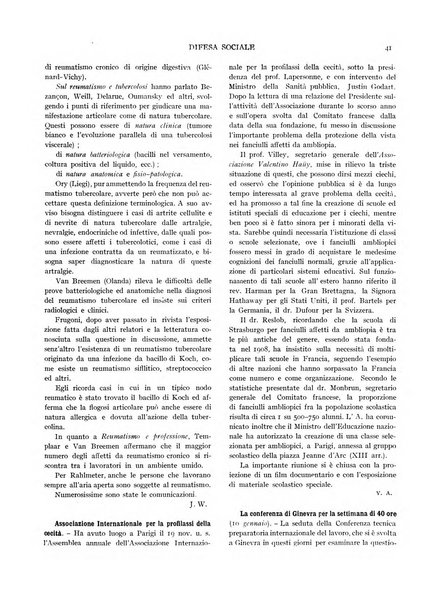 Difesa sociale rivista di igiene, previdenza ed assistenza