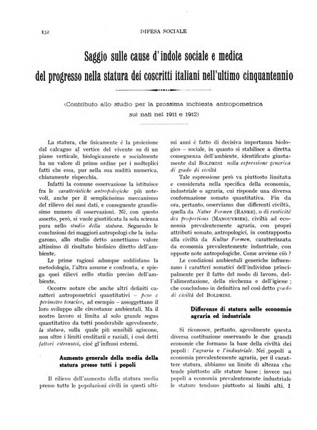 Difesa sociale rivista di igiene, previdenza ed assistenza