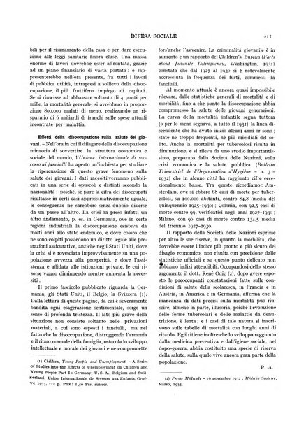 Difesa sociale rivista di igiene, previdenza ed assistenza