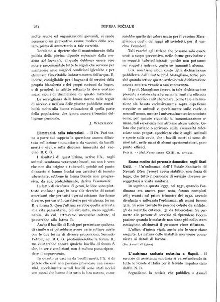 Difesa sociale rivista di igiene, previdenza ed assistenza