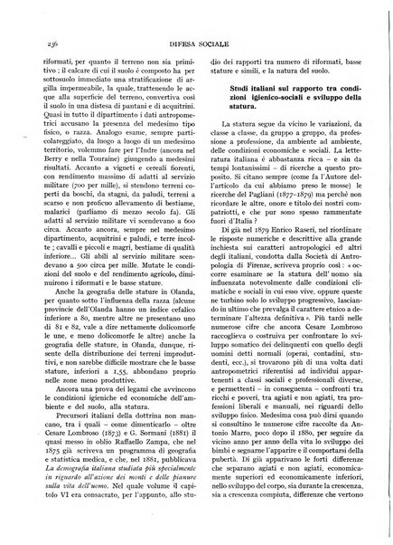 Difesa sociale rivista di igiene, previdenza ed assistenza