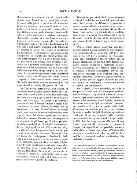 Difesa sociale rivista di igiene, previdenza ed assistenza