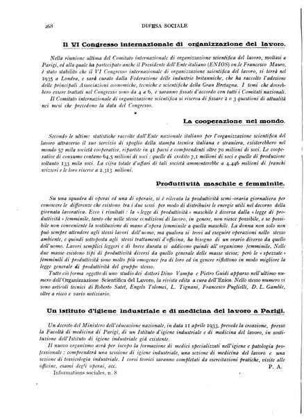 Difesa sociale rivista di igiene, previdenza ed assistenza