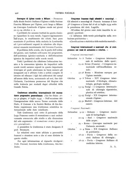 Difesa sociale rivista di igiene, previdenza ed assistenza