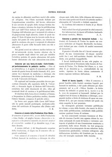 Difesa sociale rivista di igiene, previdenza ed assistenza