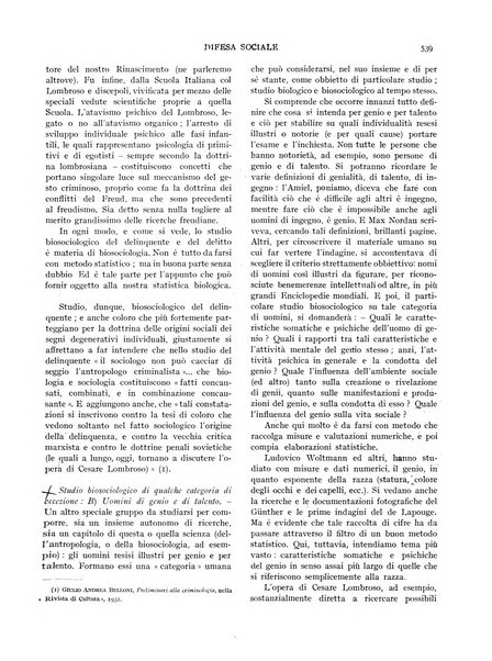 Difesa sociale rivista di igiene, previdenza ed assistenza