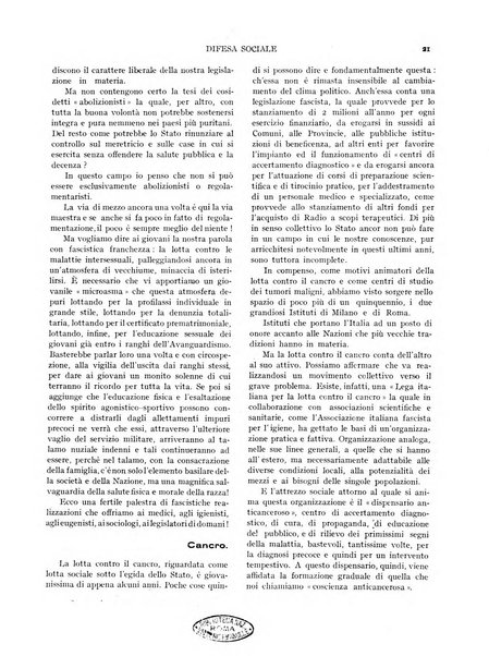 Difesa sociale rivista di igiene, previdenza ed assistenza