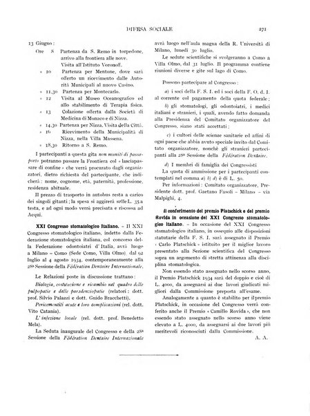 Difesa sociale rivista di igiene, previdenza ed assistenza