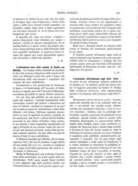 Difesa sociale rivista di igiene, previdenza ed assistenza