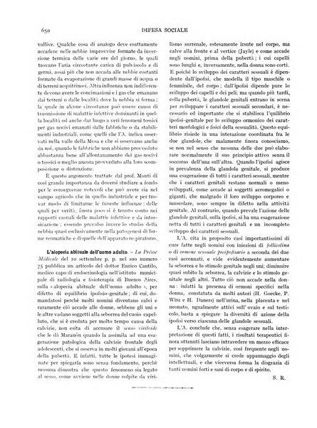 Difesa sociale rivista di igiene, previdenza ed assistenza