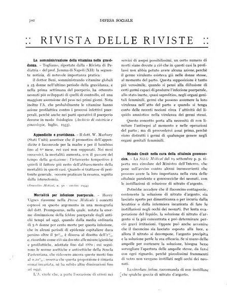 Difesa sociale rivista di igiene, previdenza ed assistenza