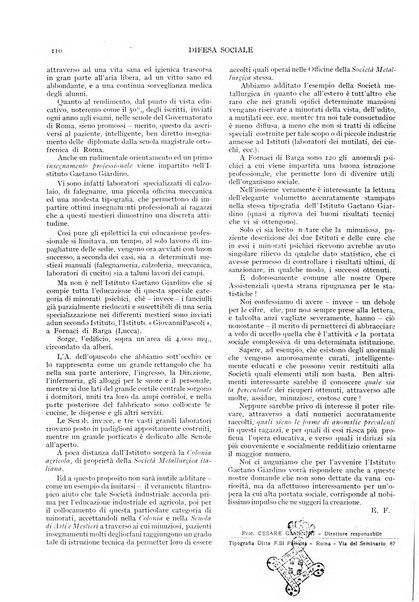 Difesa sociale rivista di igiene, previdenza ed assistenza